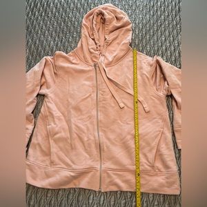 Zella 2X light pink cotton hoodie